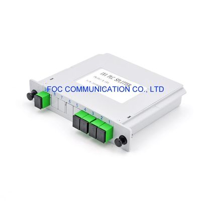 FTTX Systems DWDM CWDM Fiber PLC Cassette SC APC 1×4 Plc Splitter