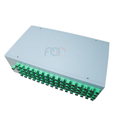 19″ 1U Fiber Plc Splitter Low PDL Passive Optical Splitter For PON Networks