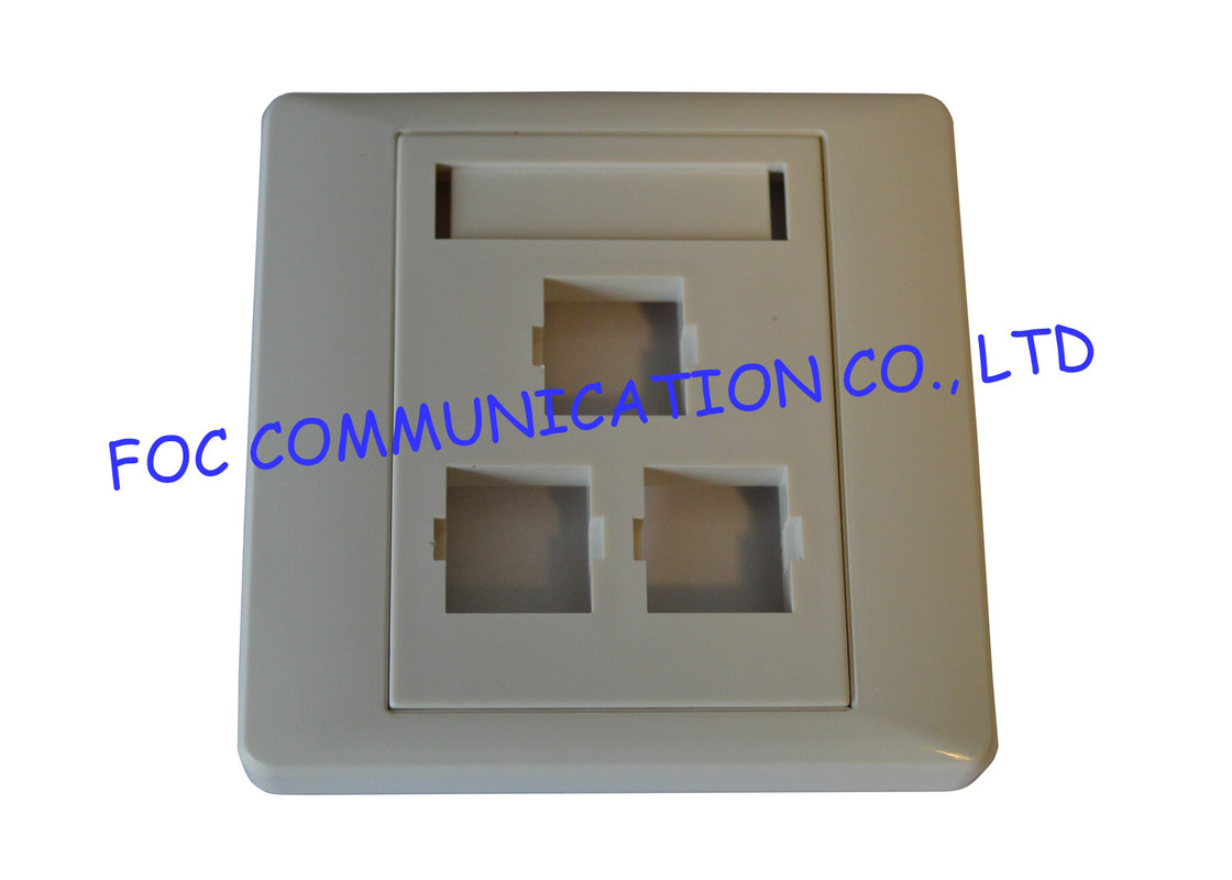 Indoor 86 Type Fiber Optic Patch Panel Optical Termination Outlet For FTTH