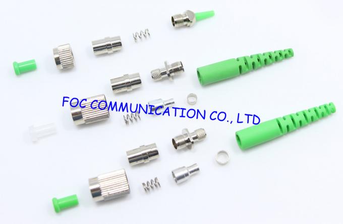 Optical Fiber Connector FC / APC 0.9mm For Fiber Optic Communication ...