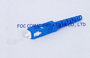 Duplex 0.9mm SC Optical Fiber Connectors SM / MM For WAN And LAN