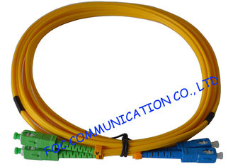 SC FC LC ST Fiber Optic Patch Cord 9 / 125um Duplex Corning Fiber For LAN