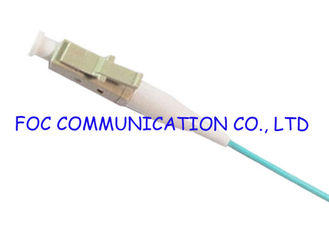 LC OM3 Simplex Fiber Optic Pigtail With High Concentricity Ceramic Ferrule