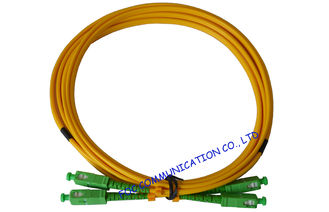 Yellow Fiber Optic Patch Cord to Double Density of Fiber Termination Equipment