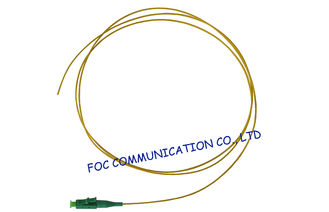 Flame Resistant Fiber Optic Pigtail LC / APC SM G.655 LSZH Jacket For Telecom