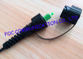 SC Fiber Optic Patch Cord , 5m Outdoor Armored Fiber Optic Cable With Odva Connectors