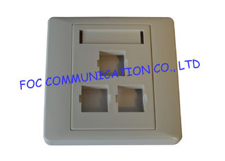 Indoor 86 Type Fiber Optic Termination Box Outlet For FTTH