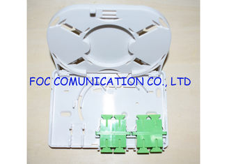 Fiber Optic Termination Box 4 Port Full Loaded With Adapters and Pigtails