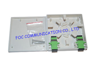 Mini Fiber Optic Termination Box Socket Panel Flame Retardant