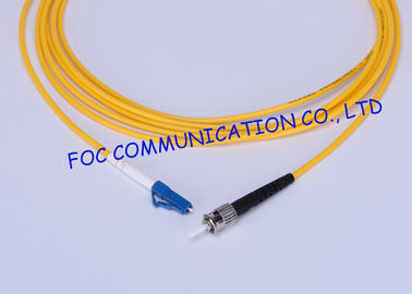 Flame Resistant SM Fiber Optic Patch Cord G.652D LC-ST Simplex and Duplex