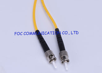 G.652D SM Fiber Optic Patch Cord With OFNP Cable SC FC ST LC