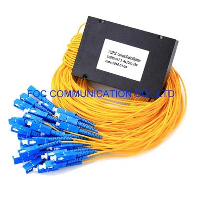 G.657A SC UPC 1650nm 1x32 Fiber Optic Splitter Telecom ABS Module