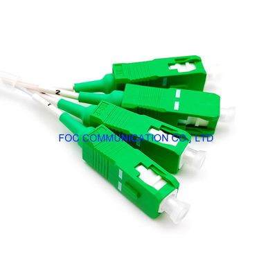 Mini Tube Low PDL 1×4 PLC Splitter G.657A PVC SC APC Connectors