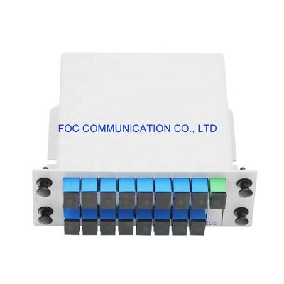 SC UPC 1650nm Optical Fiber PLC Splitter 1×16 1.5dB Uniformity