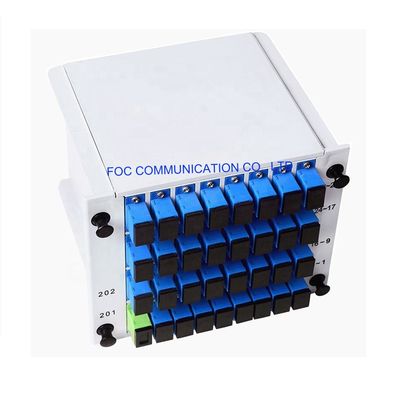 FTTX CATV Optical Fiber PLC Splitter SC UPC 1×32 PLC Splitter