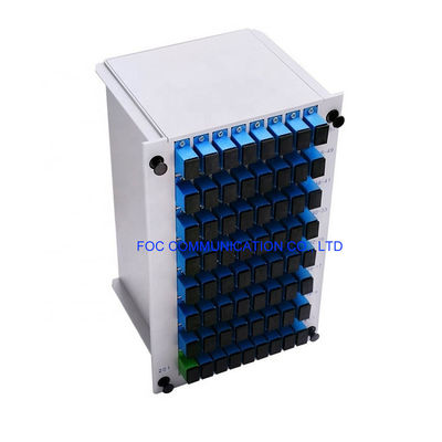 1260nm CATV SC UPC Fiber PLC Splitter 1×64 Ftth Plc Splitter