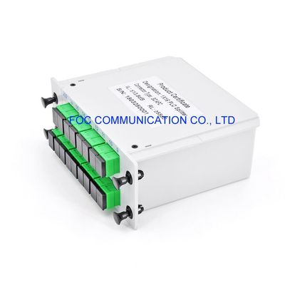 PON FTTX 1650nm Fiber PLC Splitter SC APC 1×16 Low Insertion Loss