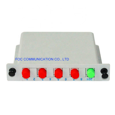 ISO 1×4 FC UPC Fiber PLC Splitter Cassette DWDM CWDM Fiber Splitter Box