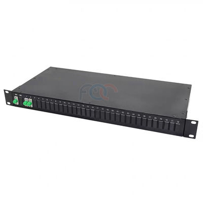 FC APC Fiber PLC Splitter Low PDL 1×2 Fully Loaded For PON CATV