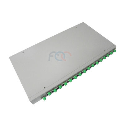 Rack Mount FTTP Fiber PLC Splitter PON LAN Low PDL FTTH PLC Splitter