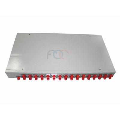 1650nm 1×32 PLC Fiber Optic Splitter Rack Mount LSZH Jacket