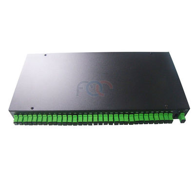 1650nm 1×32 PLC Fiber Optic Splitter Rack Mount LSZH Jacket