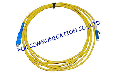 Simplex Singlemode Fiber Optic Cable Patch Cord For FTTH Systems, Low Insertion Loss