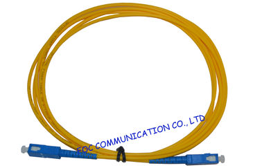 High Presion Ferrule Fiber Optical Patch Cord , SM Simplex SC-SC