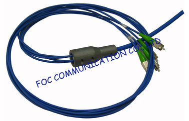 CATV Armored Fiber Optic Assemblies FC / APC Multicore Stable and Reliable