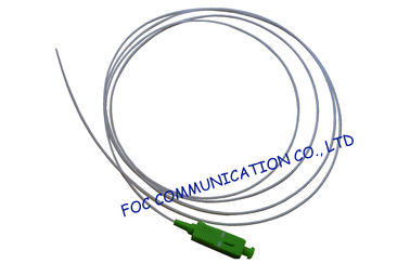 OEM G.652D White Fiber Optic Pigtail Simplex For Telecommunication Network