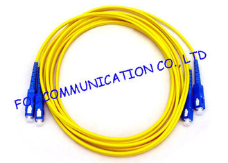 Durable Fiber Optic Patch Cord SC For Telecommunication Networks