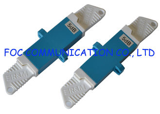 RoHS Optical Fiber Attenuator E2000 / UPC 5dB High Stability Fiber Telecom Use
