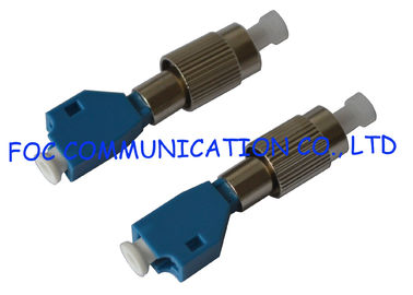 FC Male to LC Female Hybrid Fiber Optic Adapter , optical fiber coupler Telecom Use