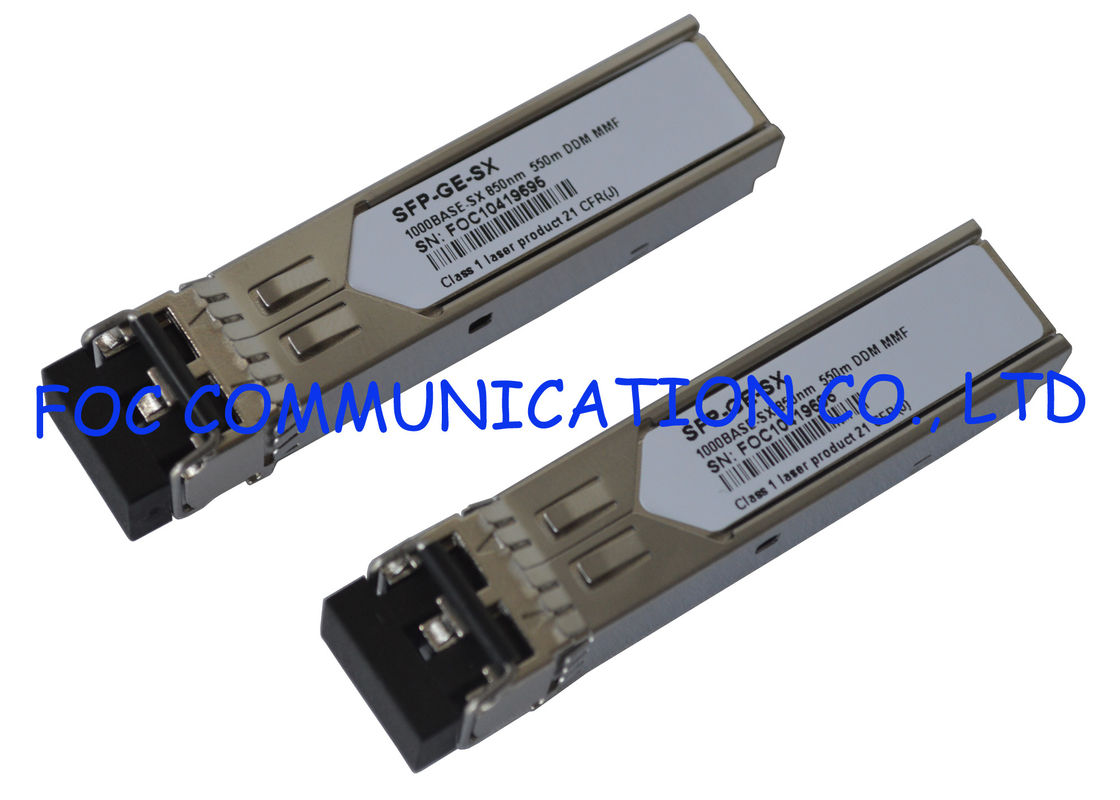 2.15 Gbps multimode SFP fiber transceiver For FTTX , 550M Transmission Distance