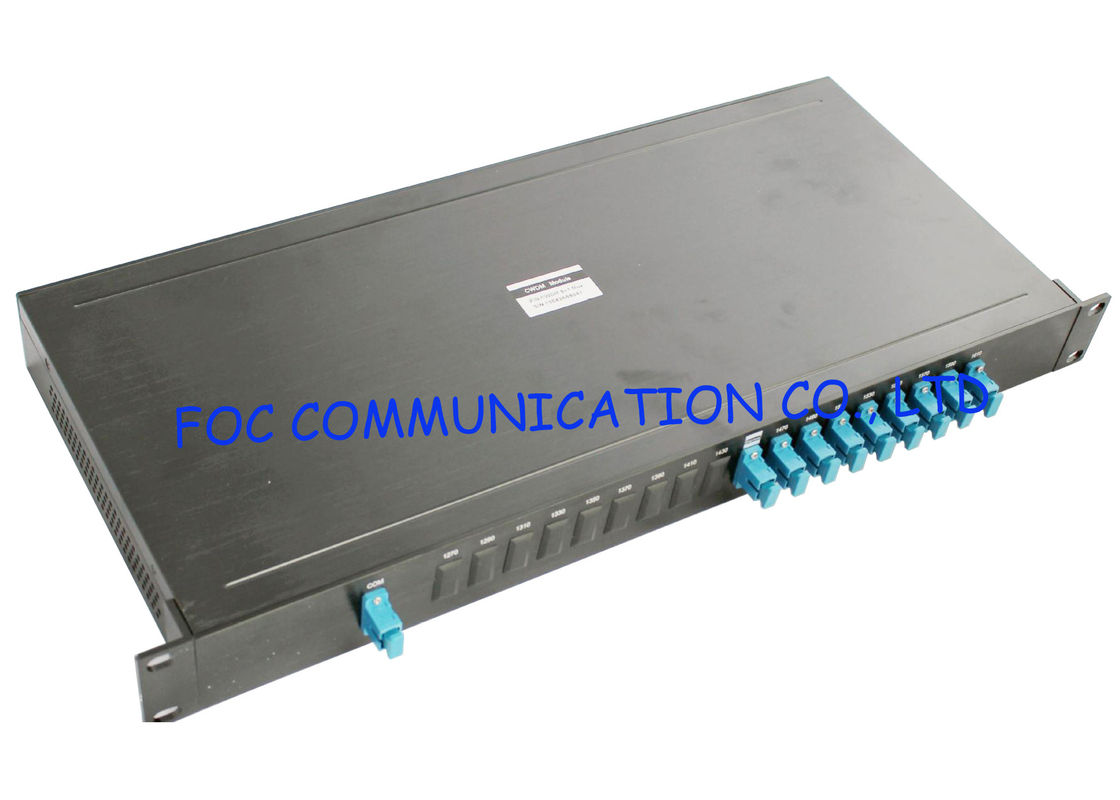 Fiber Networks 19&quot; Rack Mount CWDM Module 8 + 1 Type With SC Connectors