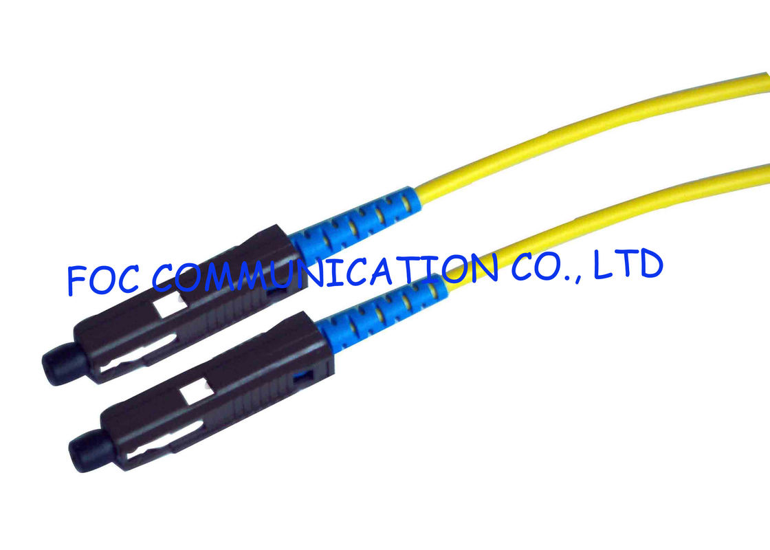 MU Optical Fiber Patch Cord LSZH High Strength Aramid Yarn Low Insertion Loss