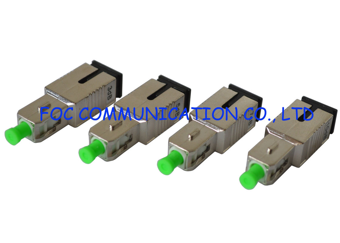 SC / APC Male to Female Fiber Optic Attenuator Compact High Precision