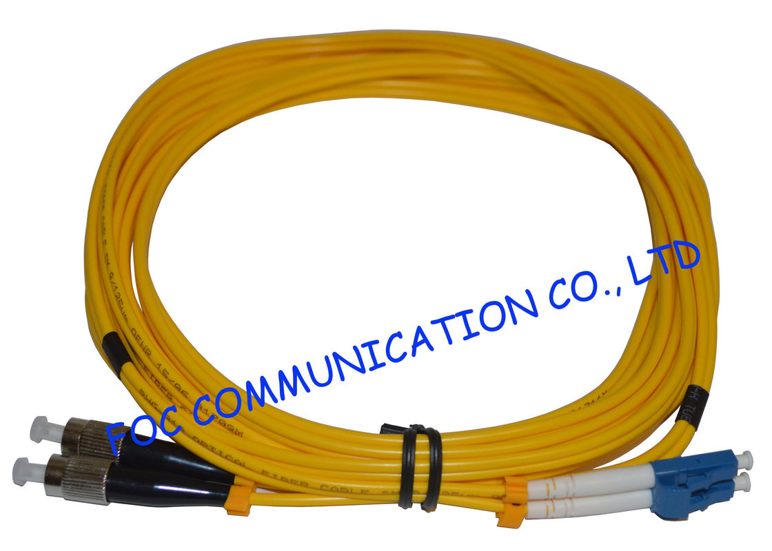 CATV System Fibre Optic Patch Cord , SM Duplex LC Patch Cord​ High Stability