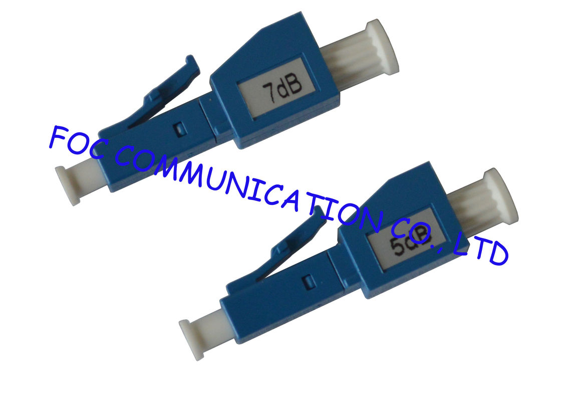 LC Fiber  Optic Attenuator Male to Female to Reduce Signal Power For Fiber Networks