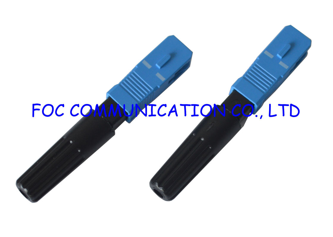 Fast SC / UPC Fiber Optic Cable Connectors Quick and Easy Termination