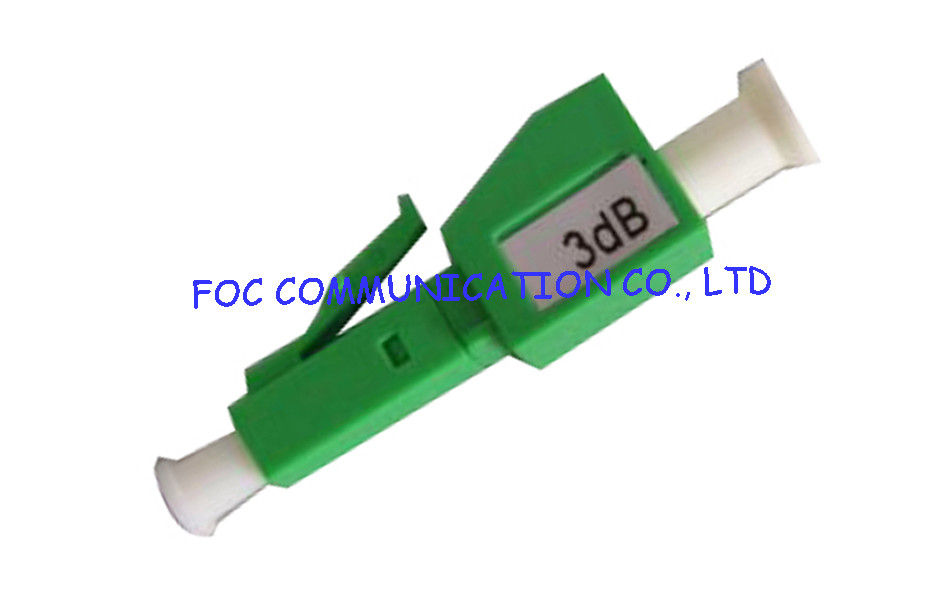 Singlemode LC / APC 2dB 3dB Fiber Optic Attenuator for Fiber optical sensor