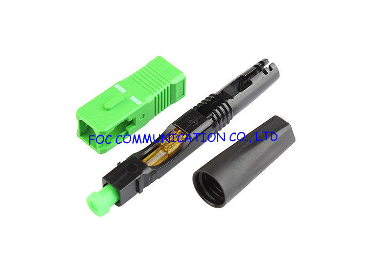 SC Field Installable Fast Fiber Optic Connector SM UPC APC For FTTH