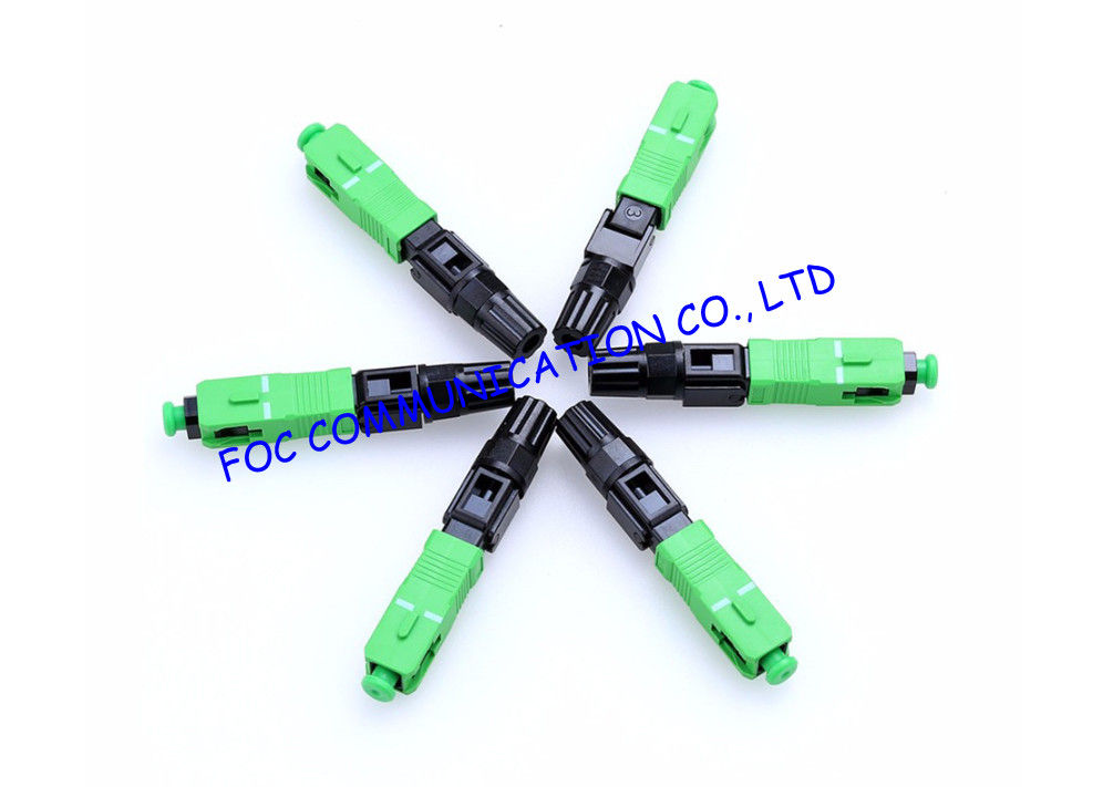 Quick Connect FTTH Fiber Optic Connector SC SM Field Installable