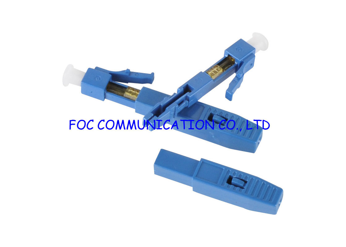 Fast Field Fiber Optic Connector LC Plastic Housing Quick And Easy Fiber Termination