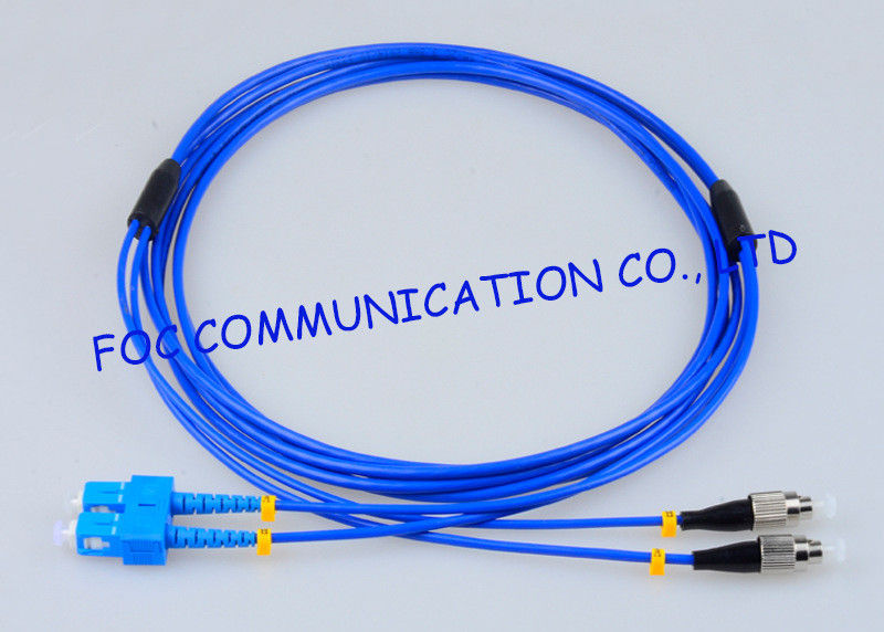 Rugged Fiber Optic Patch Cable SC - FC G.657A Bending Insensitive Duplex