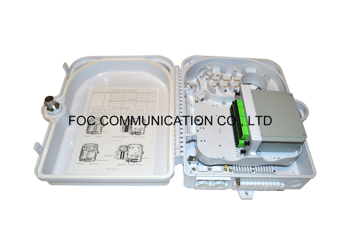 Outdoor Fiber Terminal Box 24 Core With 1:16 PLC Cassette Type Using For FTTX