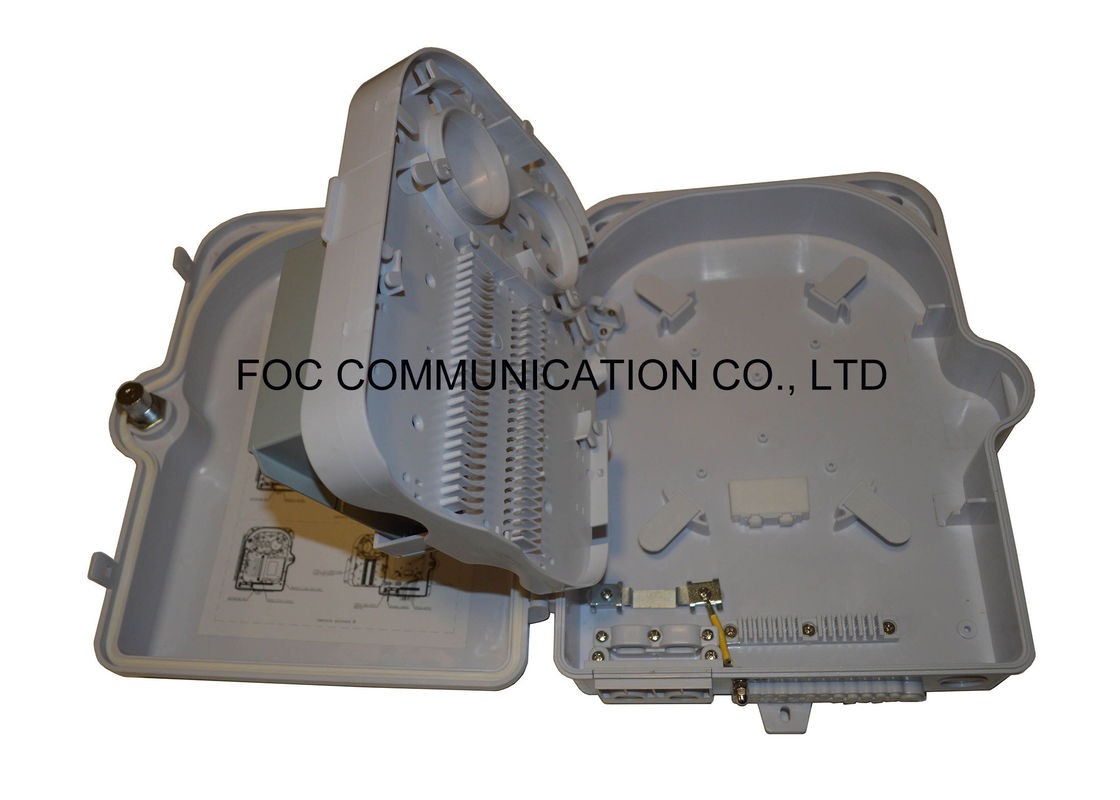 Fiber Terminal Box 24 Core Flame Retardant Pre-loaded PLC 1:16 Cassette Type Splitter