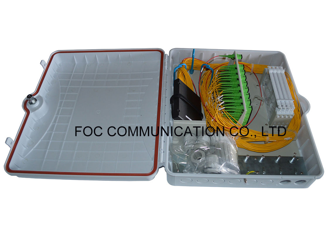 Fiber Optic Termination Box 96 Core With 1:64 PLC ABS Module Type For FTTX