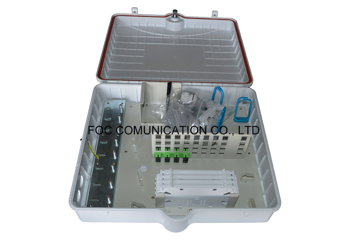 Anti - UV / Waterproof Outdoor Distribution Box For Data Communications Networks