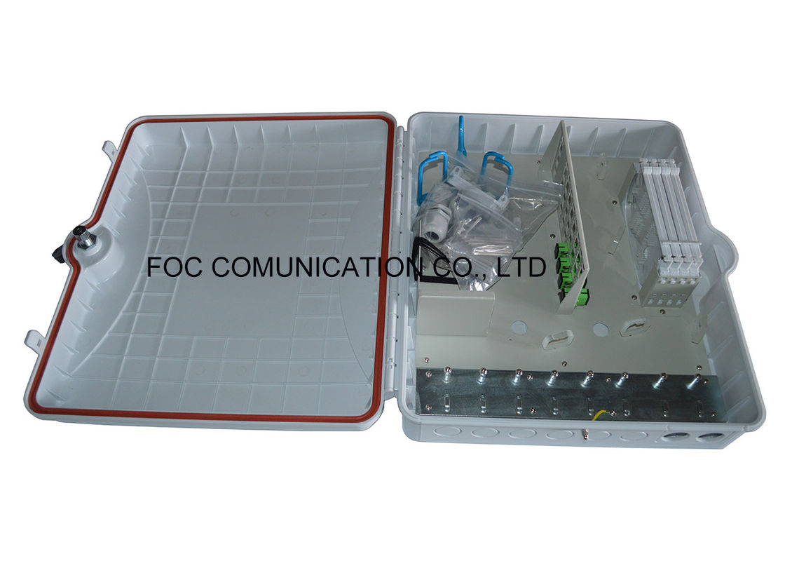 Indoor / Outdoor Fiber Optic Termination Box High Resistance With 96 Core